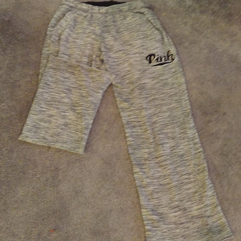 Pink- grey boyfriend pants